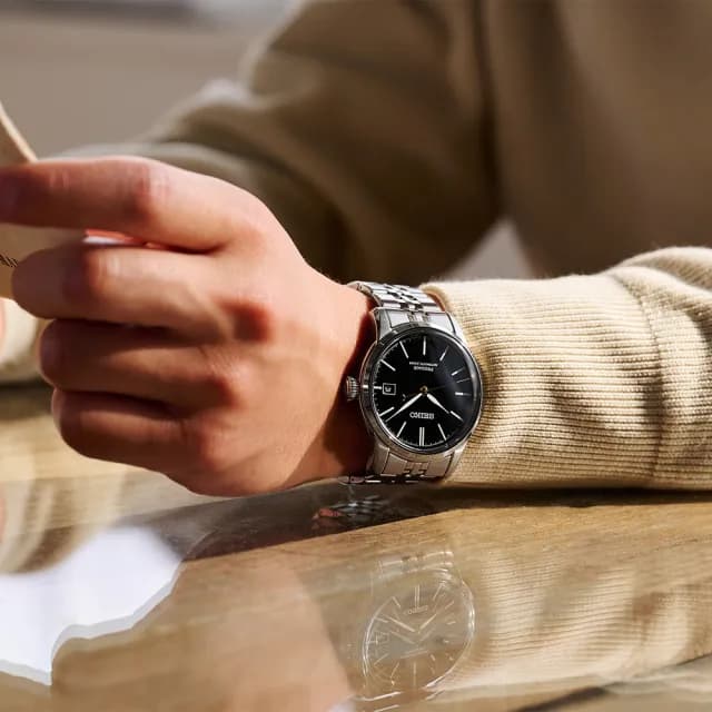 【SEIKO 精工】Presage Craftsmanship 職人系列 三日鍊 漆藝機械錶 男錶 父親節禮物(SPB405J1/6R55-00C0D)