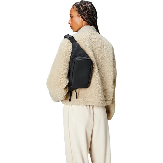 【Rains】防水斜背包 肩背包 腰包 Bum Bag 系列 禮物 送禮 推薦(黑色)