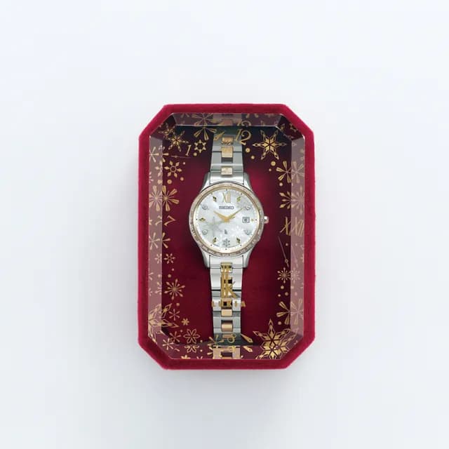 【SEIKO 精工】LUKIA 冬季戀人限量 太陽能電波鑽石女錶 手錶 送禮 推薦(SSVV086J/1B35-0AZ0K)