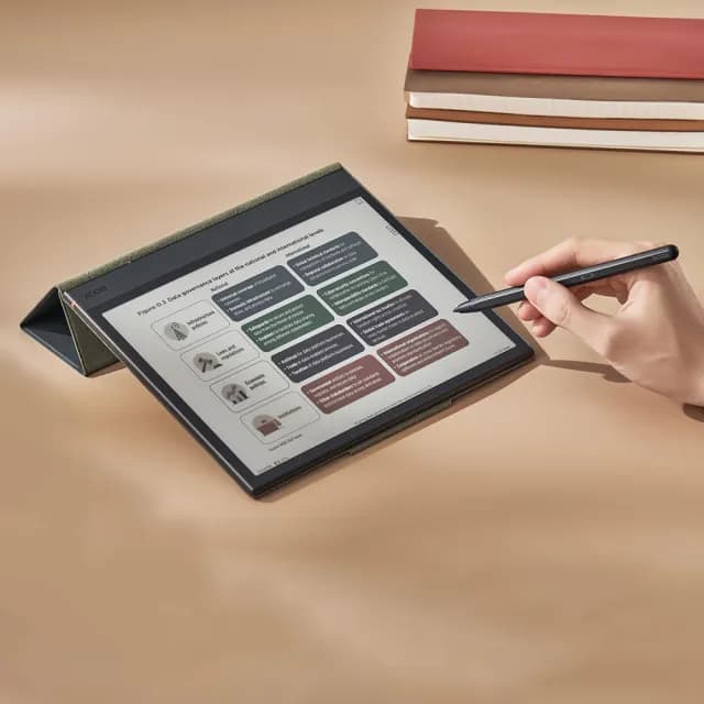 【BOOX 文石】Note Air4 C 系列 10.3 吋磁吸折疊皮套(鐵灰色)