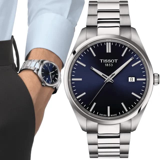 【TISSOT 天梭 官方授權】PR 100 簡約時尚男錶 手錶(T1504101104100/多色可選40mm)