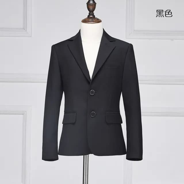 【橘魔法】高質感修身後開岔西裝外套(不含襯衫 西外 大童 西服 正裝 男童 花童 畢業典禮 兒童 童裝)