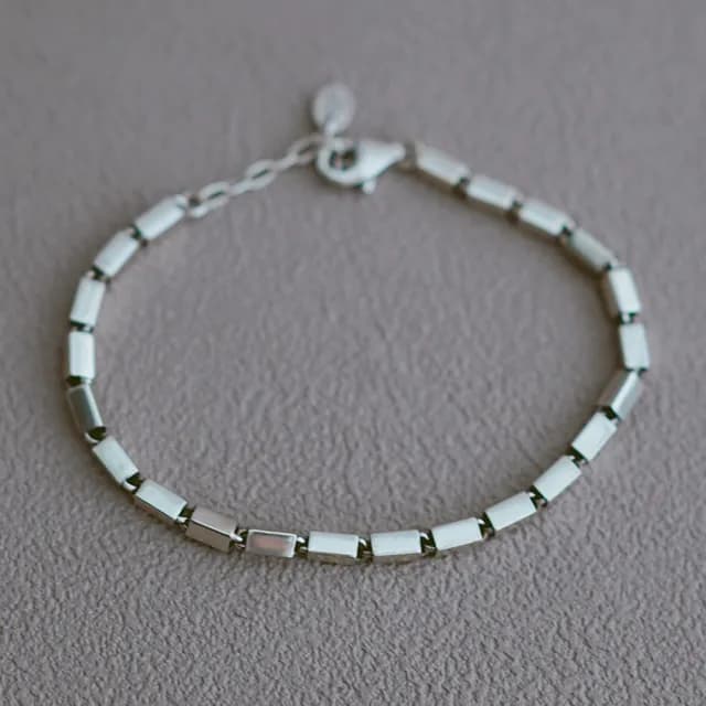 【BLUMA】男生手鏈 情侶對鍊 奇蹟純銀手鍊(925純銀復古個性 男生禮物 中性款 情人節禮物)