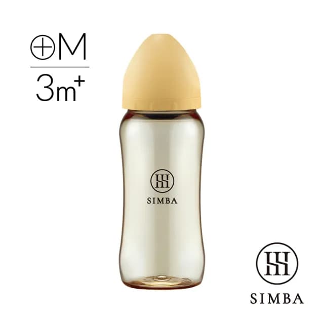 【Simba 小獅王辛巴官方直營】蘊蜜鉑金PPSU寬口防脹氣奶瓶360ml(全齡適用)