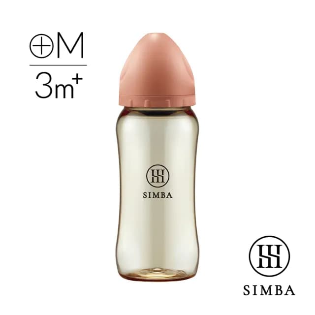 【Simba 小獅王辛巴官方直營】蘊蜜鉑金PPSU寬口防脹氣奶瓶360ml(全齡適用)