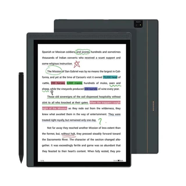 【Bigme 大我】B1051C 10.3 吋商務彩色電子書閱讀器(套裝組含皮套觸控筆)