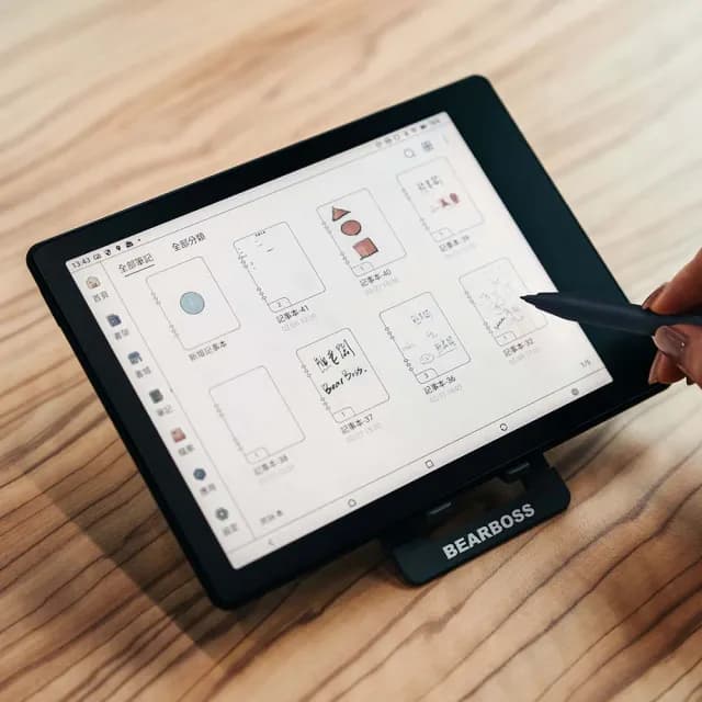 【MEEBOOK】M8C 7.8 吋彩色電子閱讀器觸控筆套組(黑色)