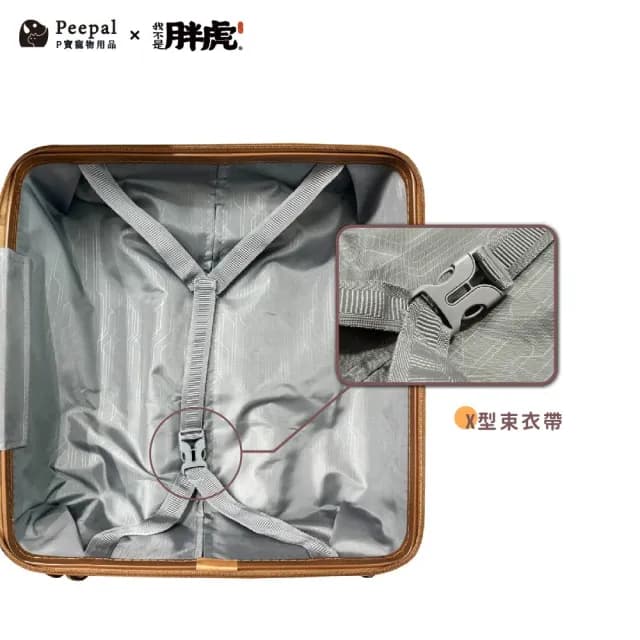 【Peepal 我不是胖虎】胖且生氣 18吋行李箱(正版授權商品)