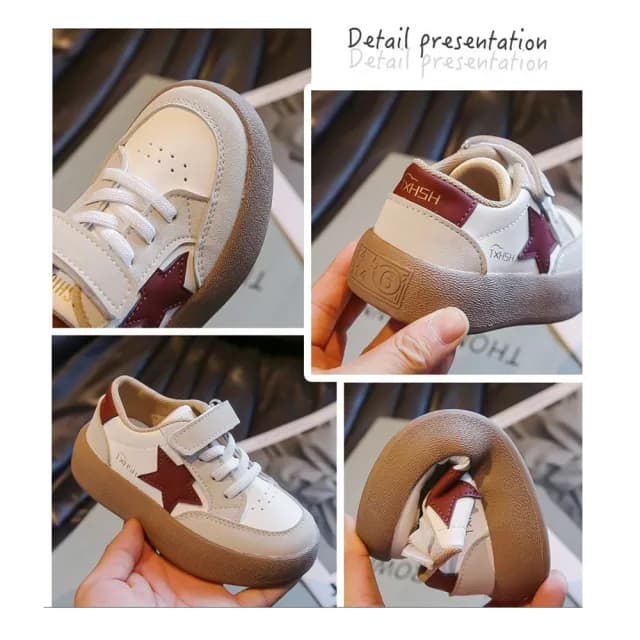 【橘魔法】星星軟膠底帆布鞋(鞋子 童鞋 中性款 男童 女童 兒童 童裝)