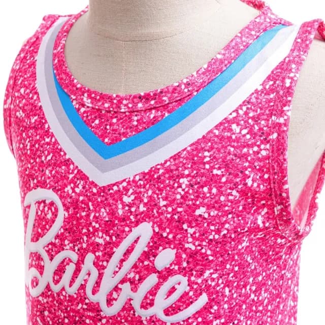 【橘魔法】芭比運動套裝(萬聖節 表演 啦啦隊 角色扮演 裙子 背心 短裙 大童 女童 兒童 童裝)