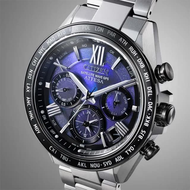 【CITIZEN 星辰】UNITE with BLUE 寧靜之海 限量 鈦 GPS衛星對時計時手錶 禮物 送禮 推薦(CC4075-50L)