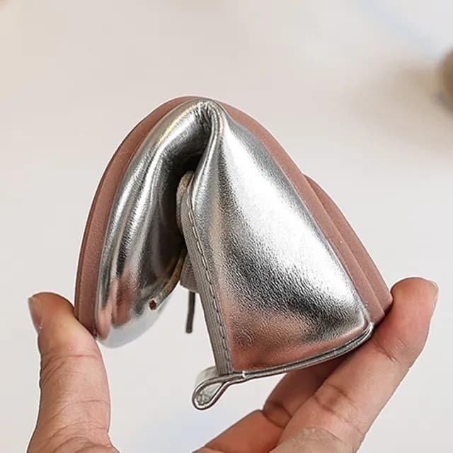 【橘魔法】圓頭亮面蝴蝶結公主鞋(娃娃鞋 鞋子 女童 兒童 童裝 童鞋 皮鞋 表演 禮服 婚禮 生日 萬聖節)