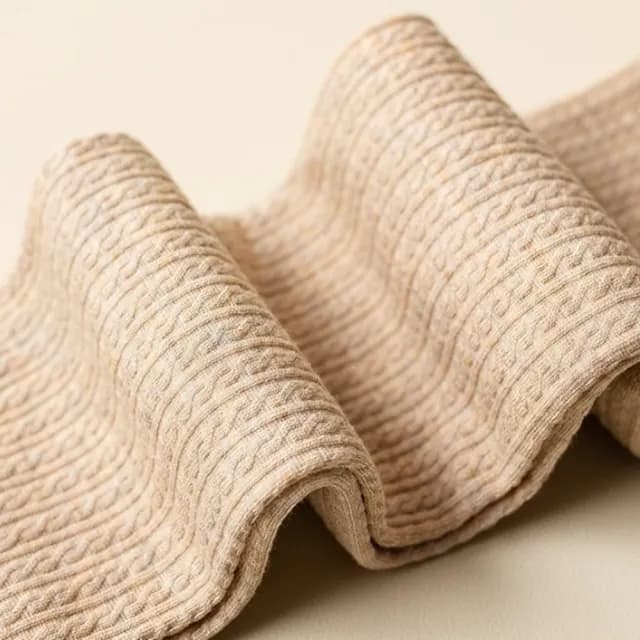 【橘魔法】腳ㄚ造型麻花編織薄絨褲襪(兒襪 襪子 內搭褲 女童 童裝 兒童 童襪 洋裝搭配 保暖 止滑)