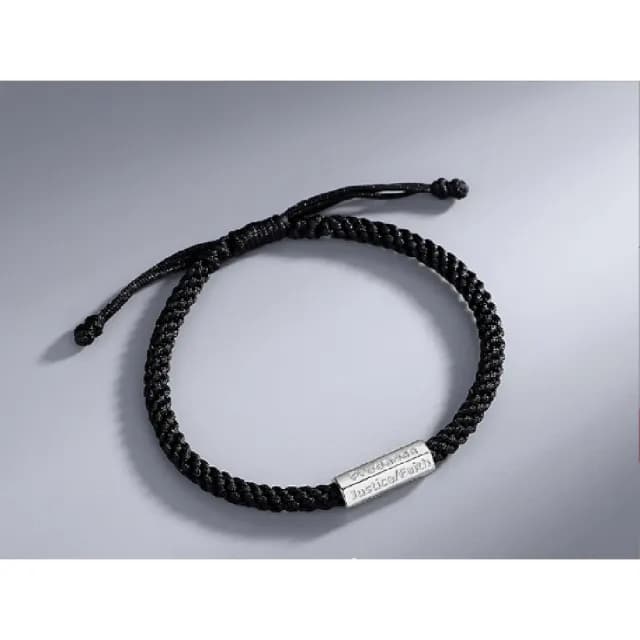 【Porabella】S925純銀手鍊 男原創設計手繩 七美德復古簡約風 送男友 生日禮物 Bracelets