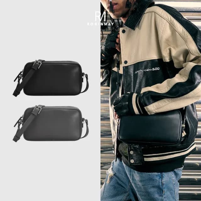 【ROBINMAY】傑特斜背包(雙11/拉鍊封口/簡約相機包設計/多色任選)