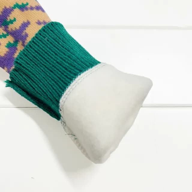 【橘魔法】紫繽紛千鳥紋中高領針織毛衣(大童 針織 長袖 毛衣 線衫 女童 童裝 兒童 上衣 保暖 厚)