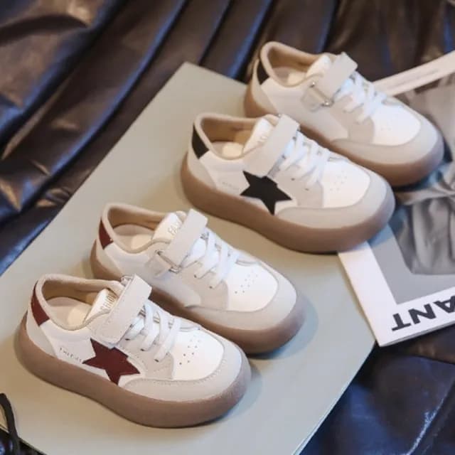 【橘魔法】星星軟膠底帆布鞋(鞋子 童鞋 中性款 男童 女童 兒童 童裝)