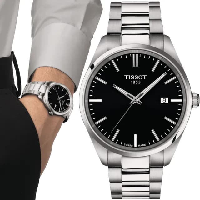 【TISSOT 天梭 官方授權】PR 100 簡約時尚男錶 手錶(T1504101104100/多色可選40mm)