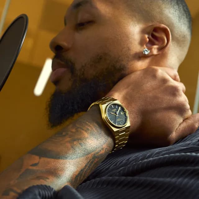 【TISSOT 天梭 官方授權】PRX Powermatic 80 達米安·利拉德特別版機械錶 男錶(T1374073305100)