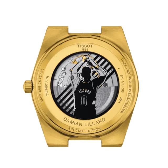 【TISSOT 天梭 官方授權】PRX Powermatic 80 達米安·利拉德特別版機械錶 男錶(T1374073305100)