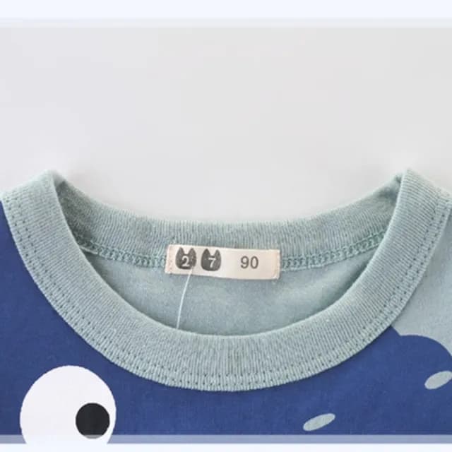 【橘魔法】大嘴恐龍立體背鰭短袖上衣(T恤 T-Shirt 男童 兒童 童裝)