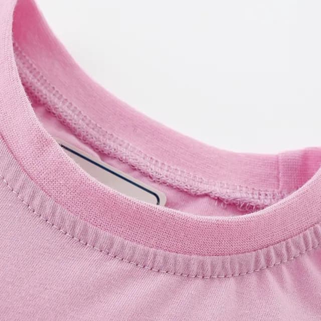 【橘魔法】粉紫大耳兔短袖上衣(T恤 棉T 女童 兒童 童裝)