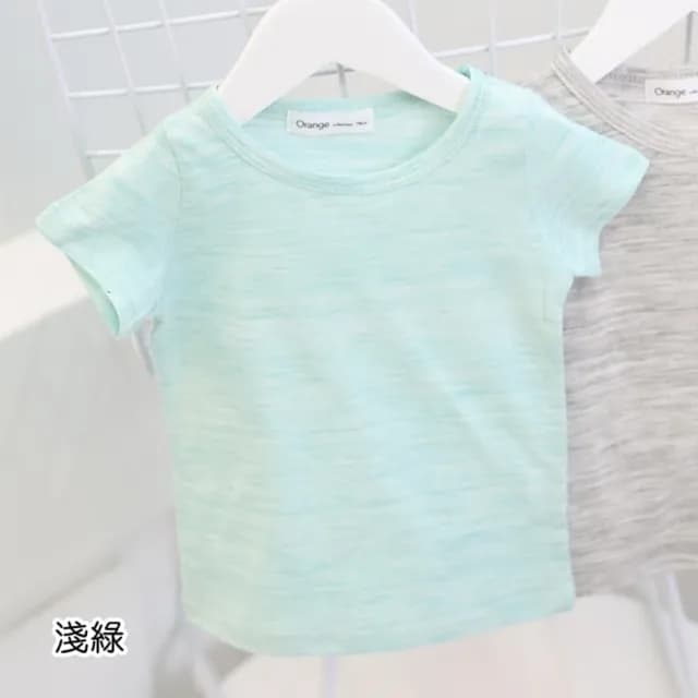 【橘魔法】極簡好搭彩棉短袖上衣(T恤 棉T 中性款 男童 女童 童裝 兒童)