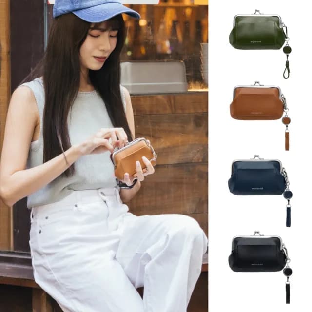 【MONDAINE 瑞士國鐵】80週年紀念.復古口金錢包 送禮(三色任選)