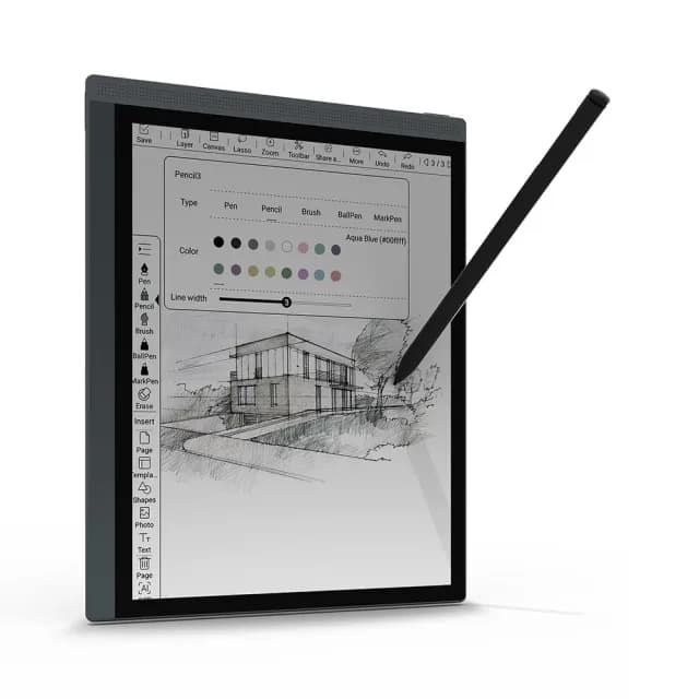 【Bigme 大我】B1051C 10.3 吋商務彩色電子書閱讀器(套裝組含皮套觸控筆)