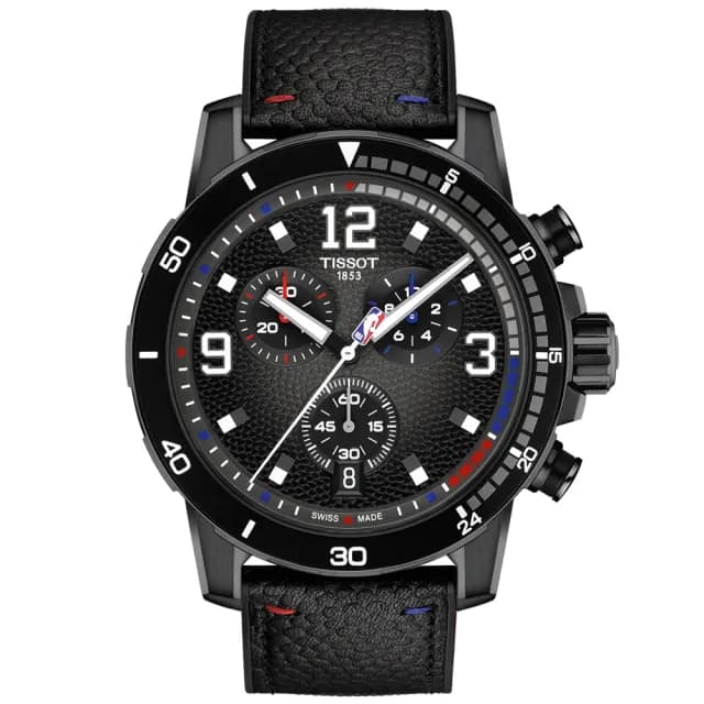 【TISSOT 天梭】NBA特別版 東尼·帕克配戴款 三眼計時腕錶 雙11 特惠 推薦(T1256173706700)