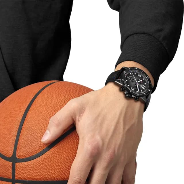 【TISSOT 天梭】NBA特別版 東尼·帕克配戴款 三眼計時腕錶 雙11 特惠 推薦(T1256173706700)