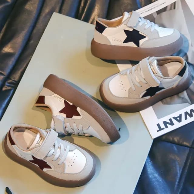 【橘魔法】星星軟膠底帆布鞋(鞋子 童鞋 中性款 男童 女童 兒童 童裝)