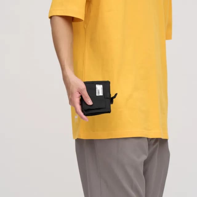 【plain-me】三褶一身旅行錢包 PLN3042(三摺短夾 短夾 零錢包 小包 旅行包 魔鬼氈)