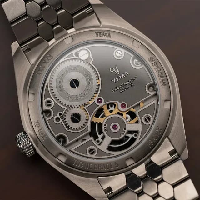 【YEMA】野馬 自製機芯 Superman Tourbillon CMM.31 限量版陀飛輪 機械錶(12.25.31.66.TE.MT)