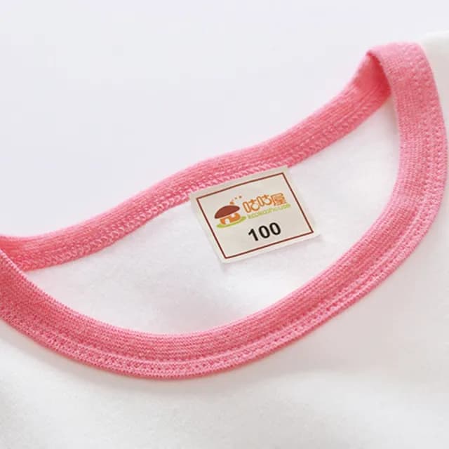 【橘魔法】滾邊卡通長袖上衣(中性款 童裝 兒童 女童)