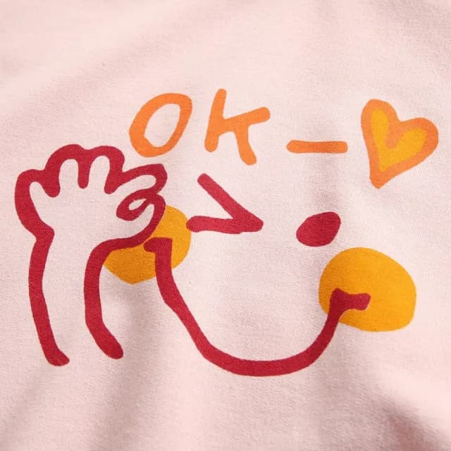 【橘魔法】表情字母毛圈棉長袖連帽包屁衣(薄長袖 連帽 包屁衣 女童 童裝)