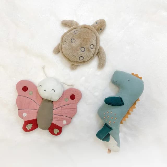 【bimbidreams 奇哥】★網購獨家★竹纖維紗布包巾+玩偶禮盒 120x120cm(新生兒禮 滿月禮 彌月禮 嬰兒禮盒)