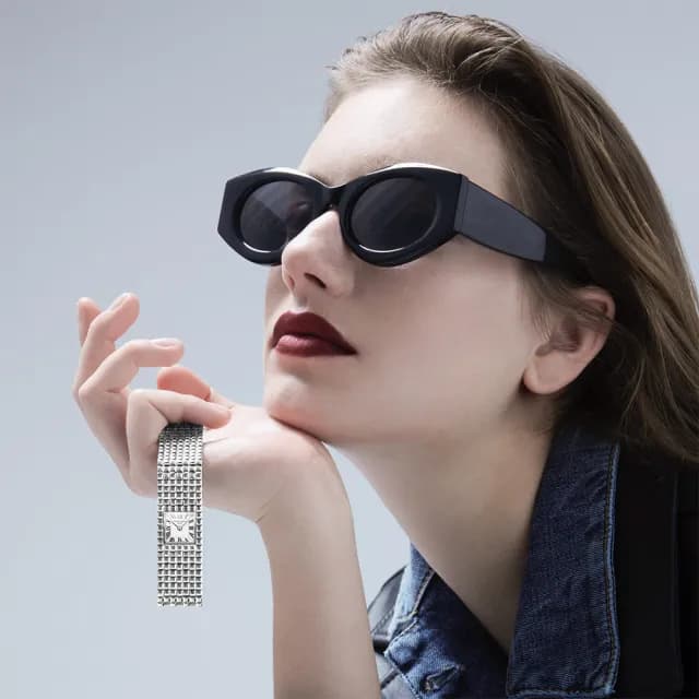 【CONSTANT 康斯登】Classics Manchette 閃耀搖滾方形石英女錶 禮物 送禮 推薦(FC-200WR1MC6B)