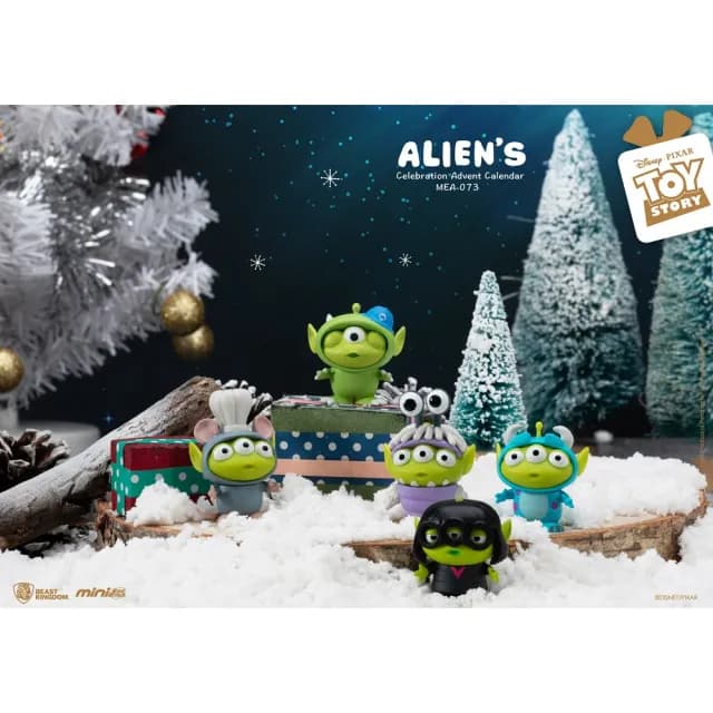 【Beast Kingdom 野獸國】MEA-073 三眼怪聖誕慶典 倒數月曆 降年曆(聖誕節送禮)
