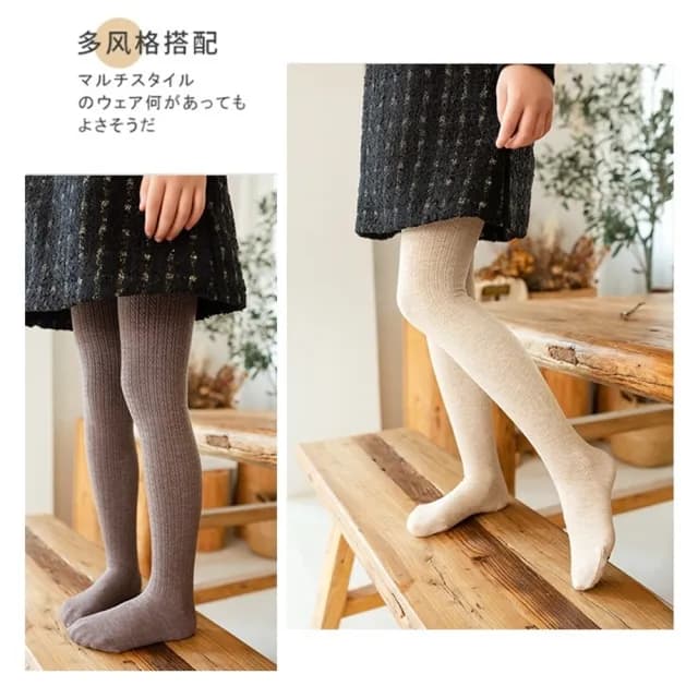 【橘魔法】腳ㄚ造型麻花編織薄絨褲襪(兒襪 襪子 內搭褲 女童 童裝 兒童 童襪 洋裝搭配 保暖 止滑)