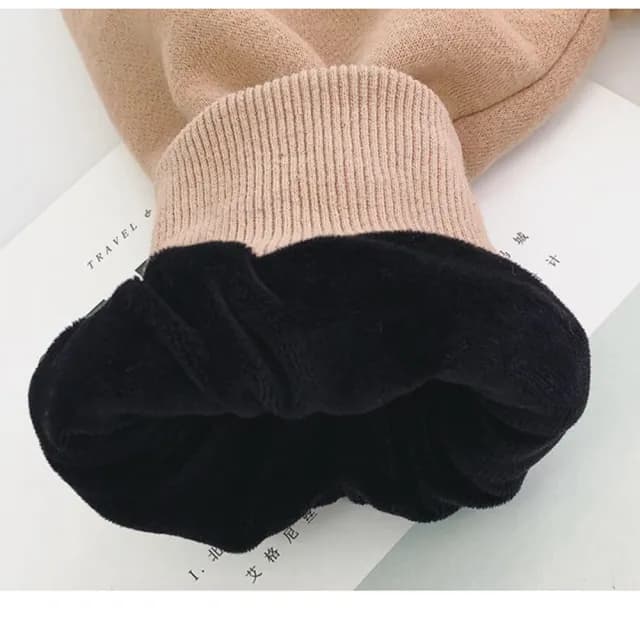 【橘魔法】(小童優惠價)厚棉絨口袋縮口長褲(童裝 男童 女童 兒童 童裝 素面 長褲 小童 保暖 加厚)