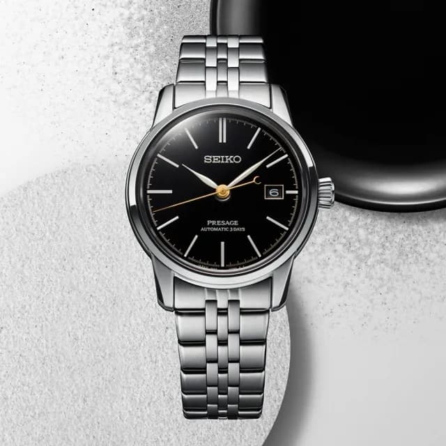 【SEIKO 精工】Presage 職人系列 三日鍊 漆藝機械錶 男錶 父親節禮物(SPB405J1/6R55-00C0D)