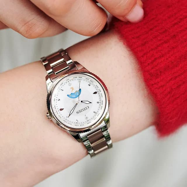 【CITIZEN 星辰】心蕊 Hebe廣告款 鈦 日月顯示光動能電波女錶 手錶 送禮 推薦(EE1007-67W)