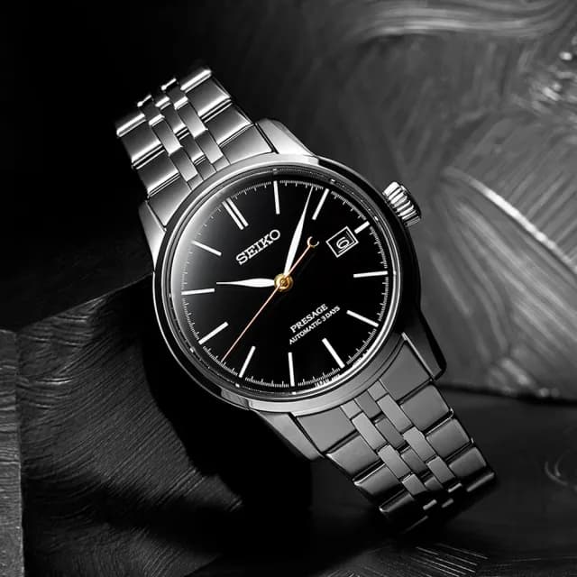 【SEIKO 精工】Presage Craftsmanship 職人系列 三日鍊 漆藝機械錶 男錶 父親節禮物(SPB405J1/6R55-00C0D)