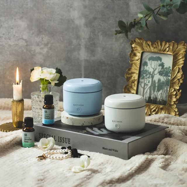 【JustHerb香草集】幸福寶盒香氛水氧機(開啟香氛福感 送禮)推薦/生日/情人/長輩/喬遷)