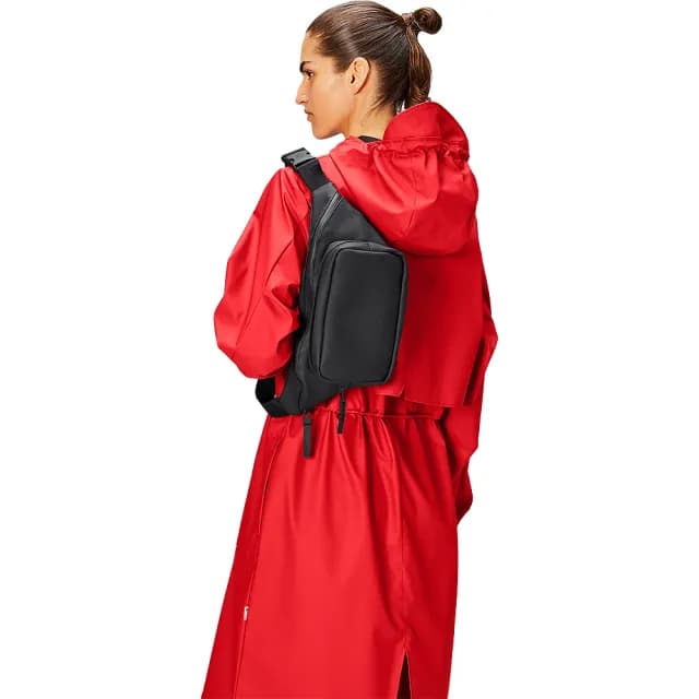 【Rains】防水斜背包 肩背包 腰包 Bum Bag 系列 禮物 送禮 推薦(黑色)