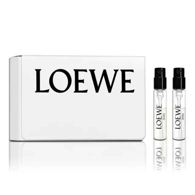 【LOEWE 羅威】001 男女對香淡香水香氛組 1.5MLX2入(噴式針管-平行輸入)
