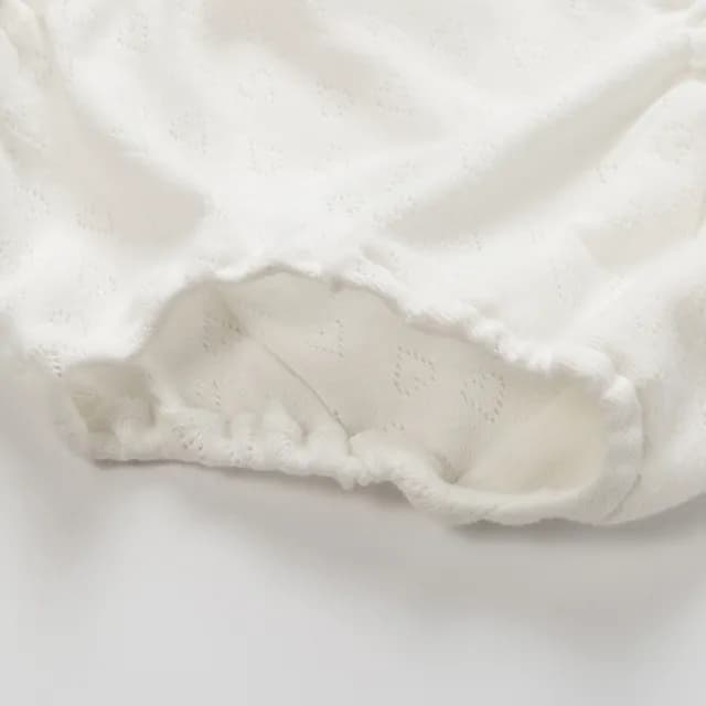 【橘魔法】(3件一組)愛心緹花網眼棉質純棉三角內褲(屁屁褲 居家 內褲 內著 女童 大童 童裝 兒童)