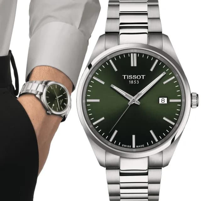 【TISSOT 天梭 官方授權】PR 100 簡約時尚男錶 手錶(T1504101104100/多色可選40mm)