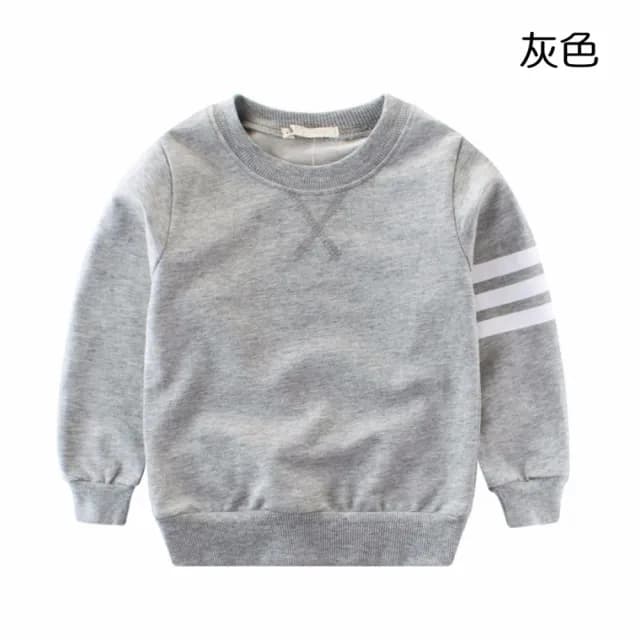 【橘魔法】三槓條膠印長袖上衣(大學T 衛衣 薄長袖 男童 兒童 童裝)